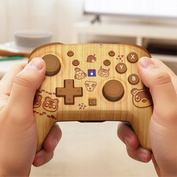 Belaidis valdymo pultas Hori Switch 2 Horipad Turbo Wood Brown (HRSS0109)