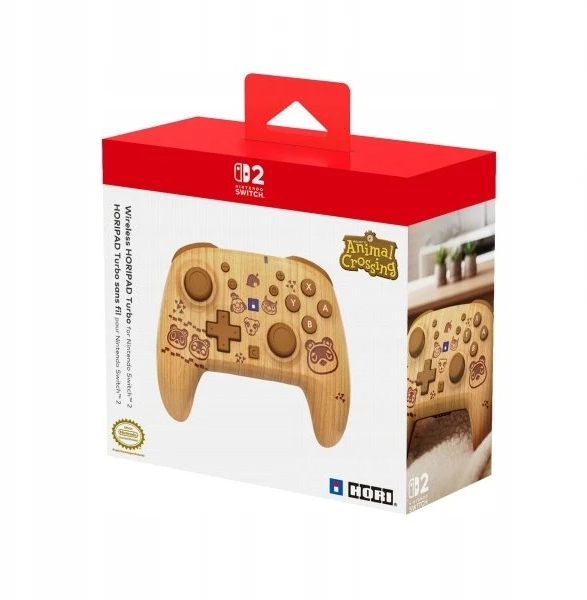 Belaidis valdymo pultas Hori Switch 2 Horipad Turbo Wood Brown (HRSS0109)