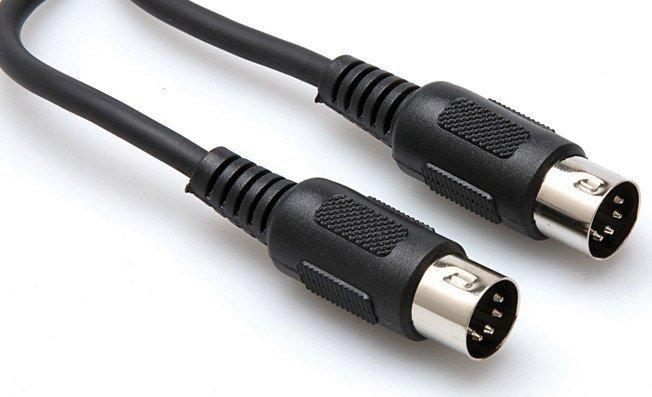 Hosa - 3m juodas MIDI laidas