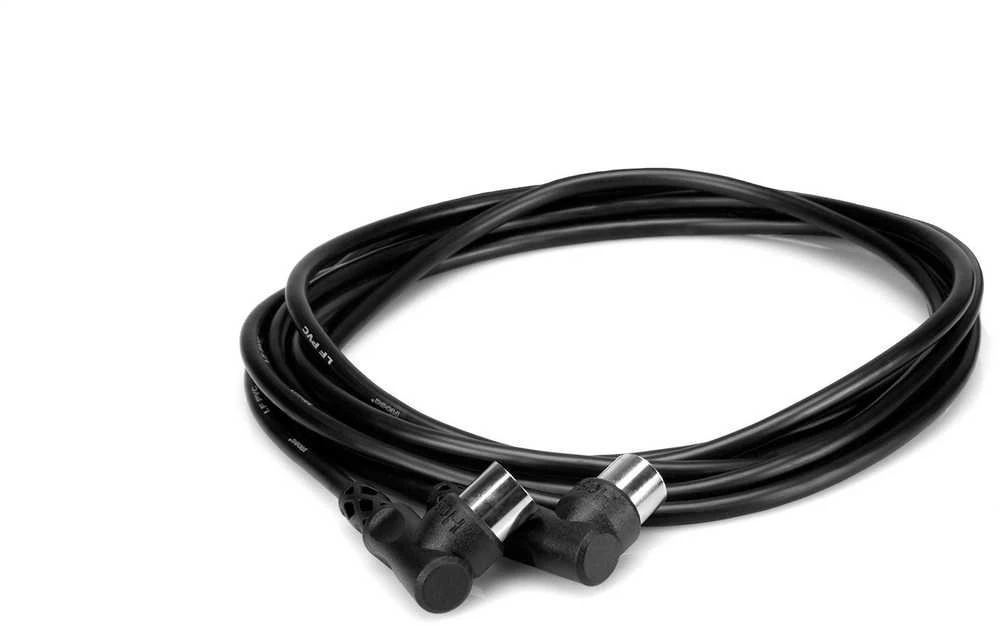 Hosa - 3m kampinis MIDI laidas, juodas
