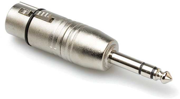Hosa - Adapteris XLR lizdas - 6,35 mm TRS kištukas