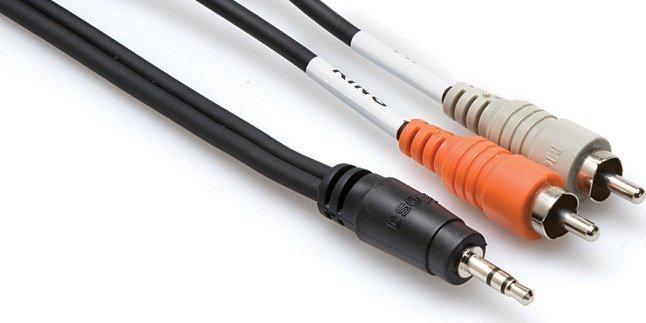 Hosa - Kabelis Breakout TRS 3,5 - 2 x RCA 1,8m