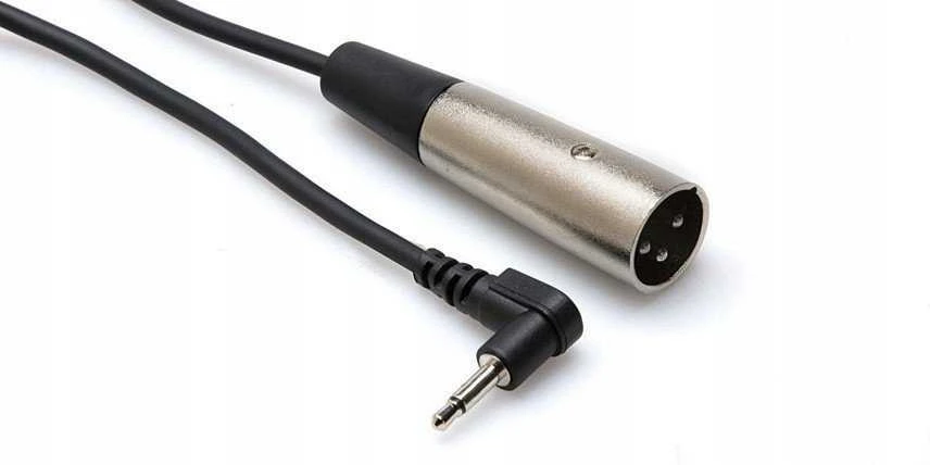 Hosa XLR į 3.5mm TS kampinis garso laidas