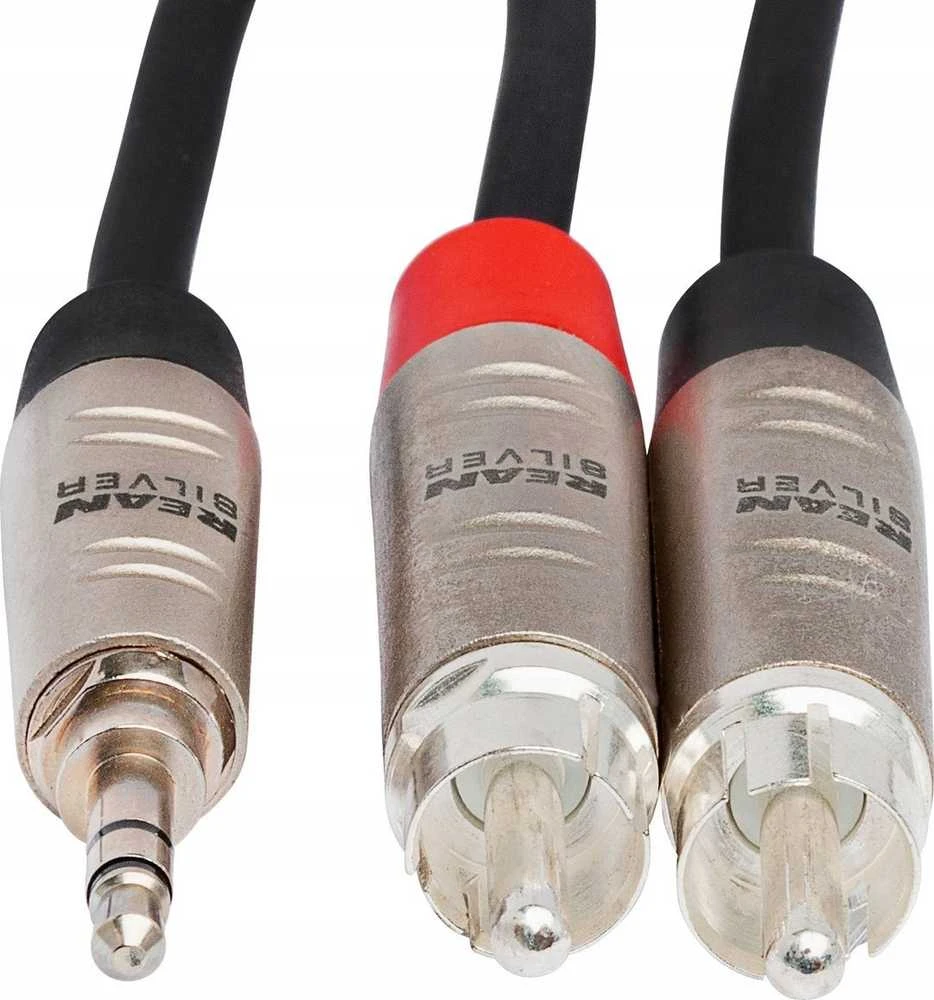 Hosa garso kabelio 3.5mm TRS ir RCA jungtys