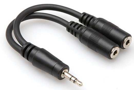 Hosa Žarna – Y tipo kabelis TRS 3,5 mm – 2 x TRSf 3,5 mm