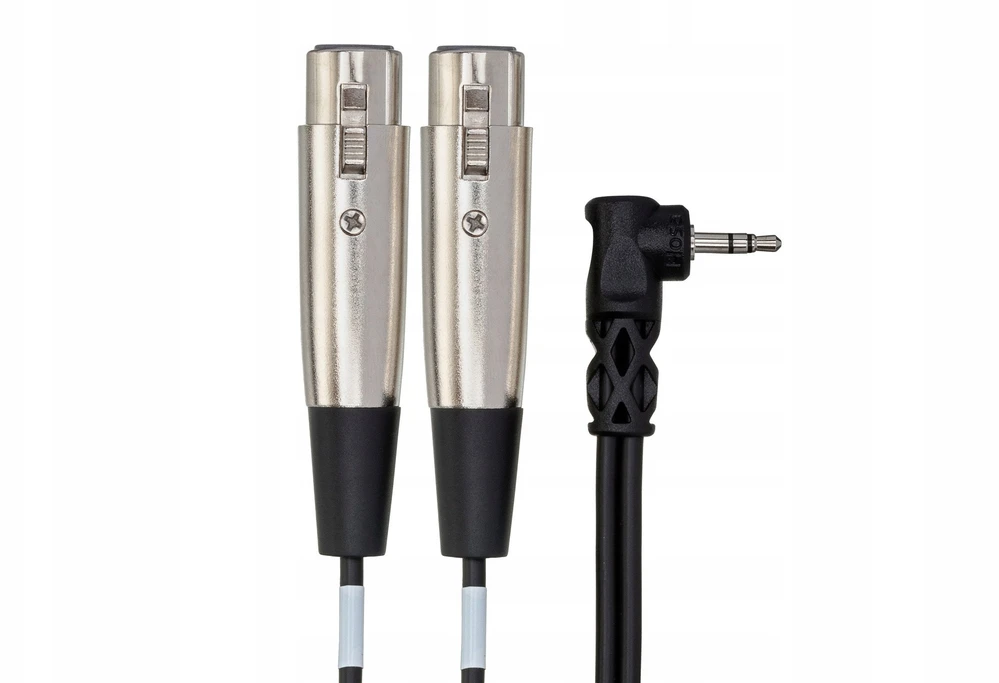 Hosa - Kabelis TRS R 3.5mm - 2 x XLRf 0.6m