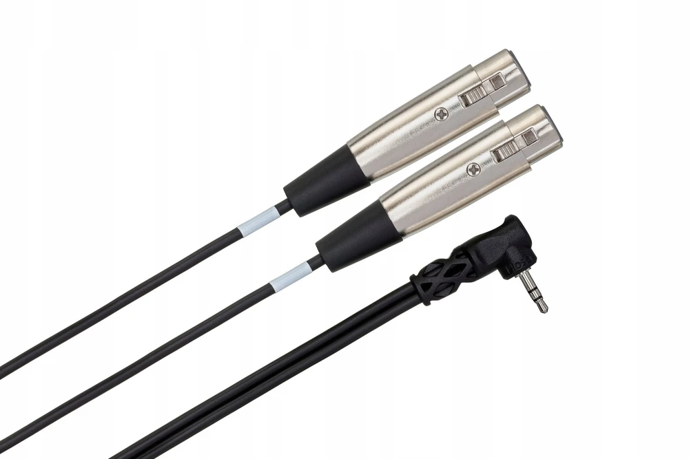 Hosa - Kabelis TRS R 3.5mm - 2 x XLRf 0.6m
