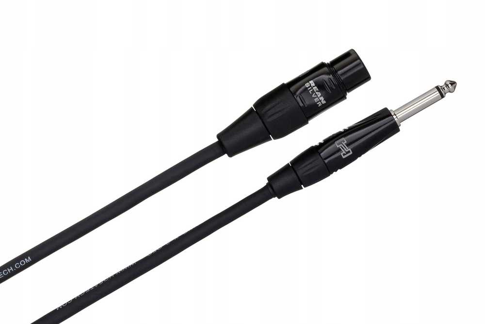 Hosa - PRO XLRf - TS mikrofono laidas. 1,5 m