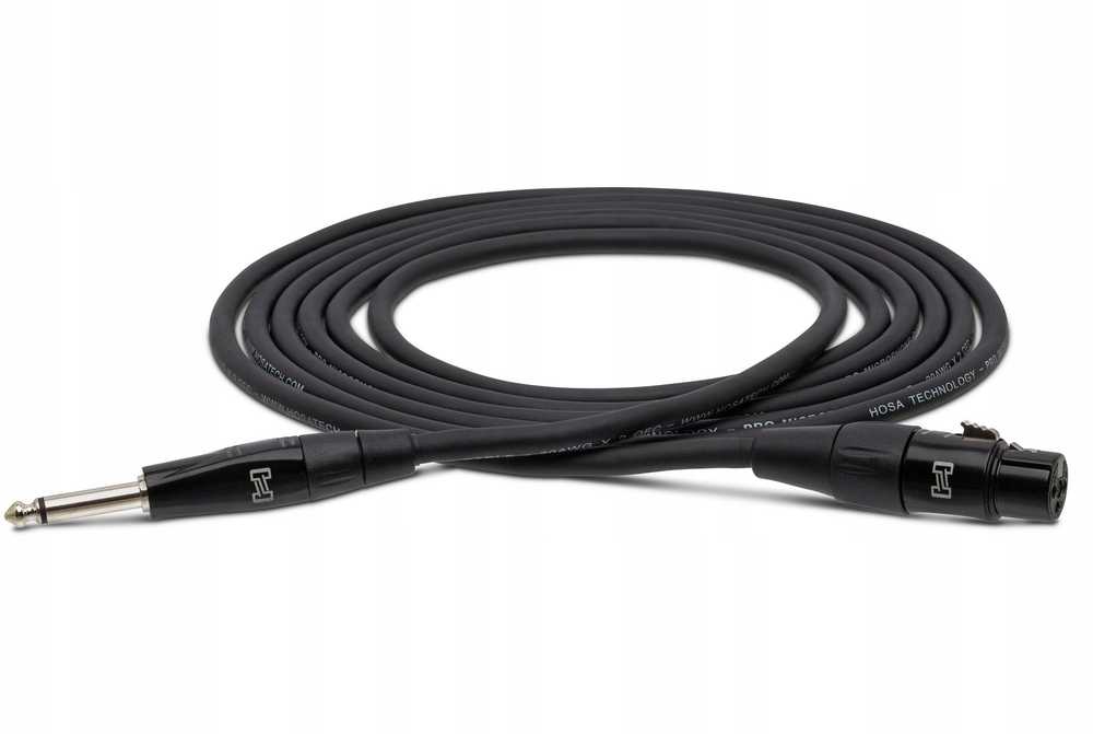 Hosa - PRO XLRf - TS mikrofono laidas. 1,5 m