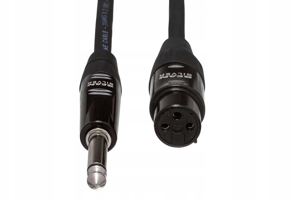 Hosa - PRO XLRf - TS mikrofono laidas. 1,5 m