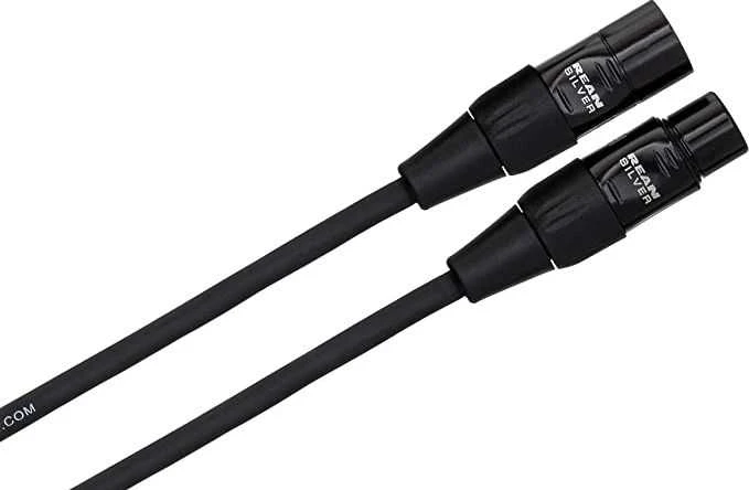 Hosa XLR - XLR laidas, 3m, juodas (HMIC-010)