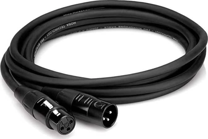 Hosa XLR - XLR laidas, 3m, juodas (HMIC-010)