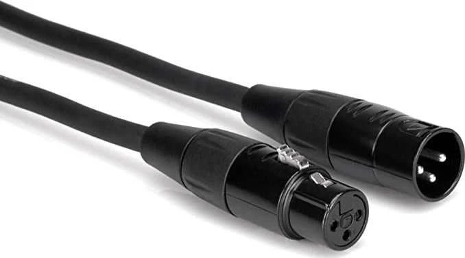 Hosa XLR - XLR laidas, 3m, juodas (HMIC-010)