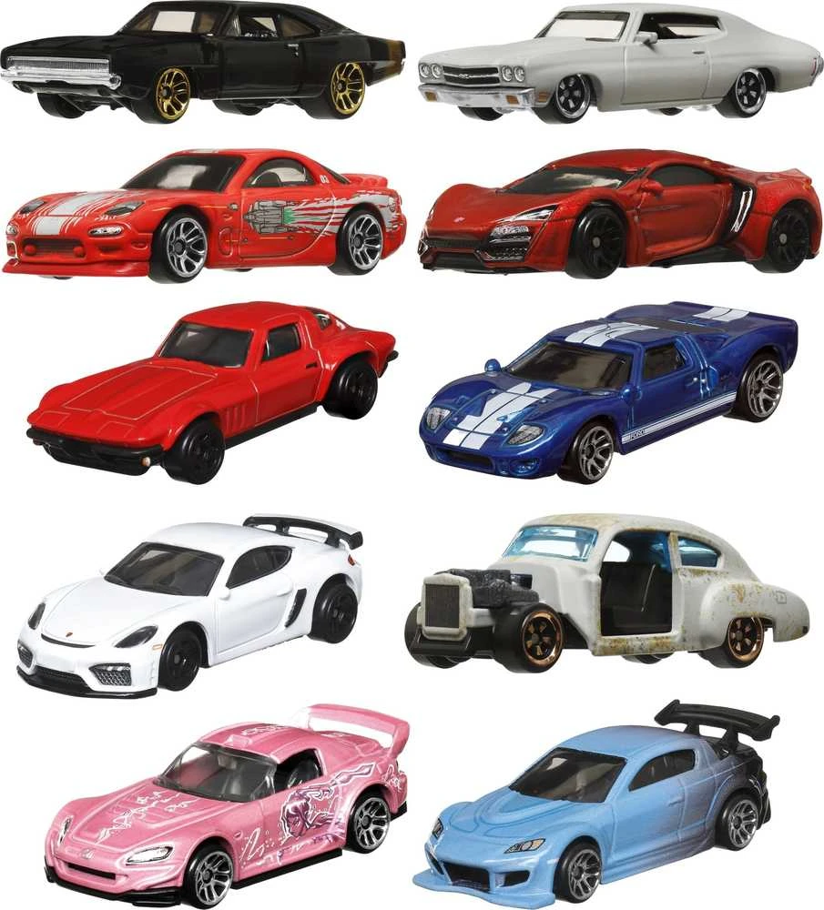 Mattel HOT WHEELS automodeliukai iš filmo Greiti ir įsiutę (HNR88)