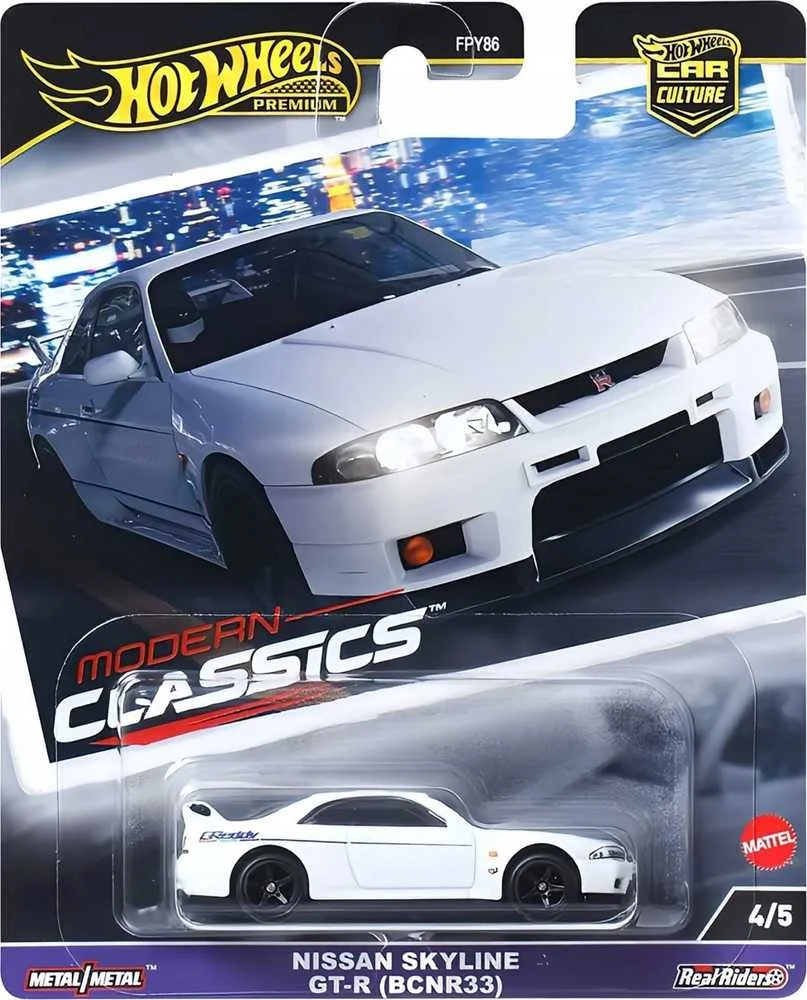 Mattel Hot Wheels Premium Nissan Skyline GT-R diecast automobilis ZA6031