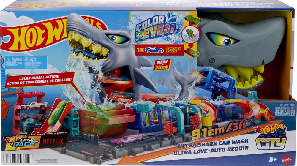 Hot Wheels Mattel HW rinkinys „Ryklio automobilių plovykla“