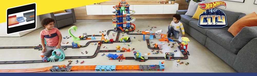 Hot Wheels City lenktyninis transporteris 2in1 (GVG37)