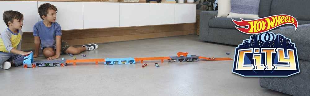 Hot Wheels City lenktyninis transporteris 2in1 (GVG37)