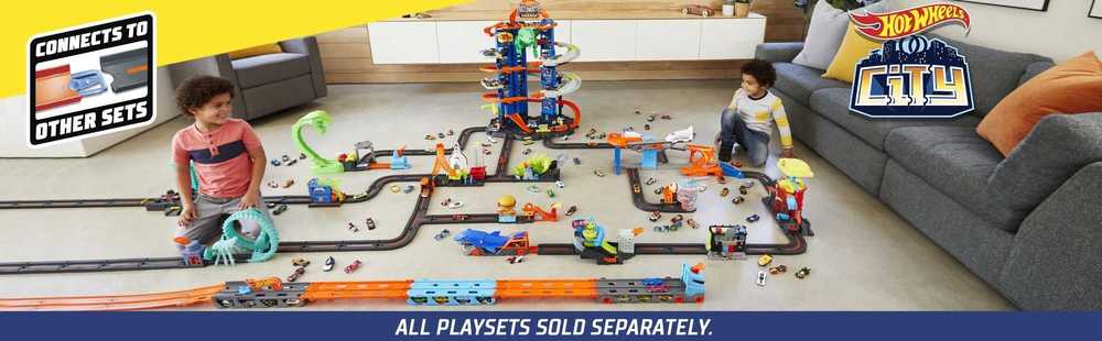 Hot Wheels City lenktyninis transporteris 2in1 (GVG37)