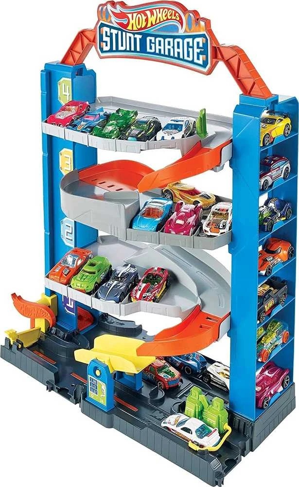 Mattel Hot Wheels garažas su triukais