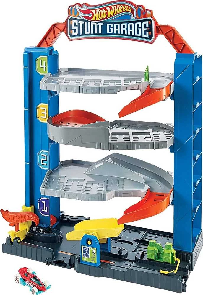 Mattel Hot Wheels garažas su triukais
