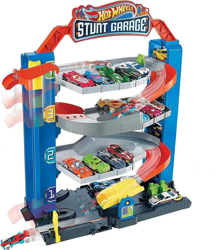 Mattel Hot Wheels garažas su triukais