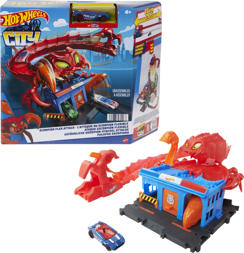 Mattel HOT WHEELS CITY trasų priedai (HDR29)