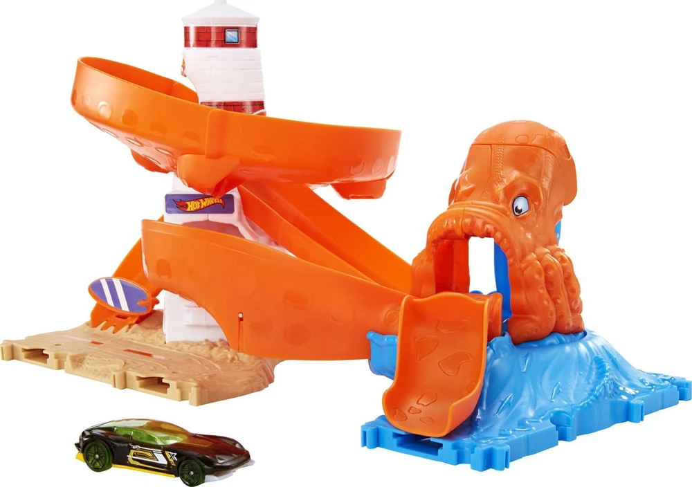 Mattel HOT WHEELS CITY trasų priedai (HDR29)