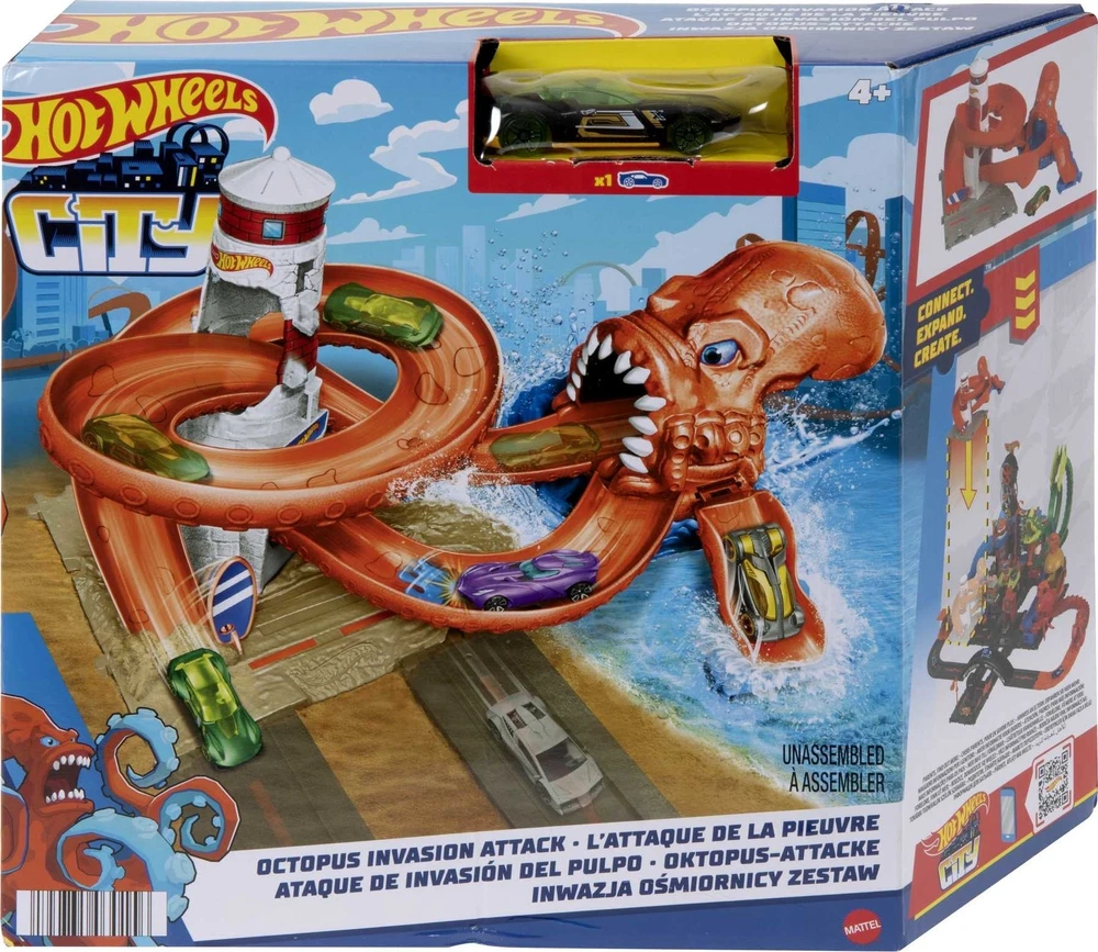 Mattel HOT WHEELS CITY trasų priedai (HDR29)