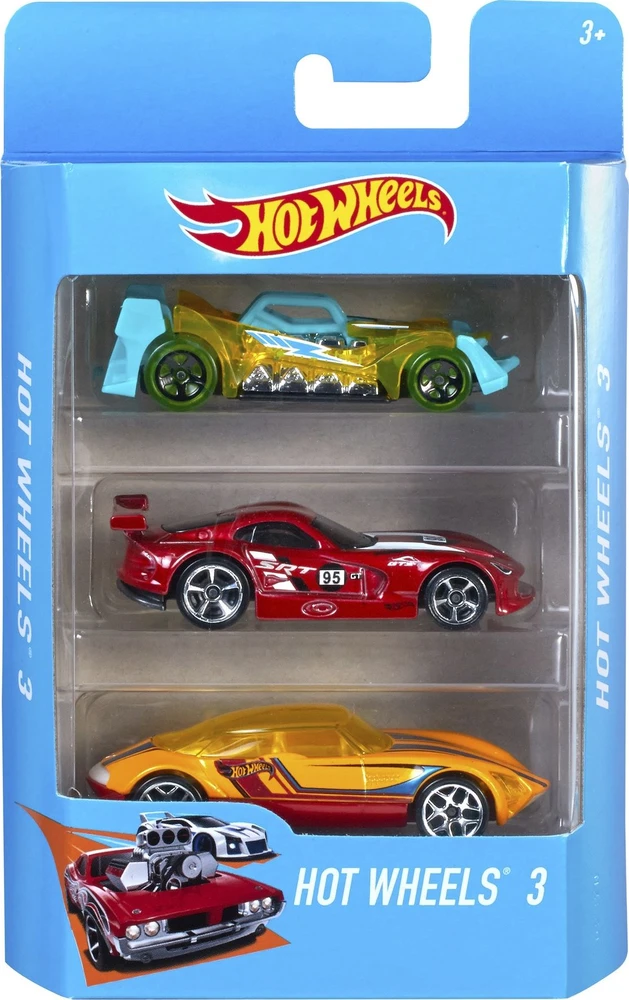 Mattel HOT WHEELS trijų automobilių rinkinys, K5904