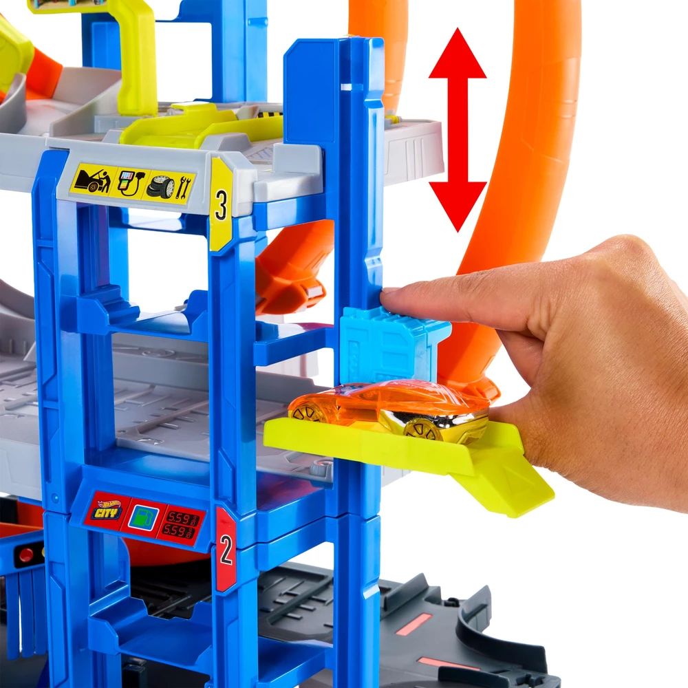 Mattel HOT WHEELS Rinkinys – Mega garažas su kilpomis (JBM74)