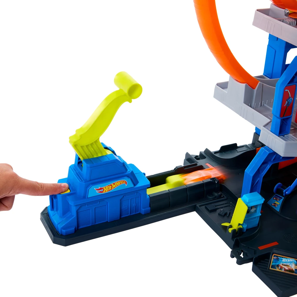 Mattel HOT WHEELS Rinkinys – Mega garažas su kilpomis (JBM74)