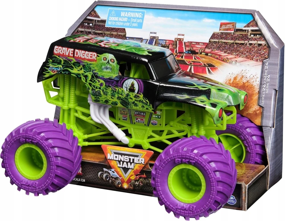 „Monster Jam“ – 1:24 die-cast – kapų kasėjas (6074256)