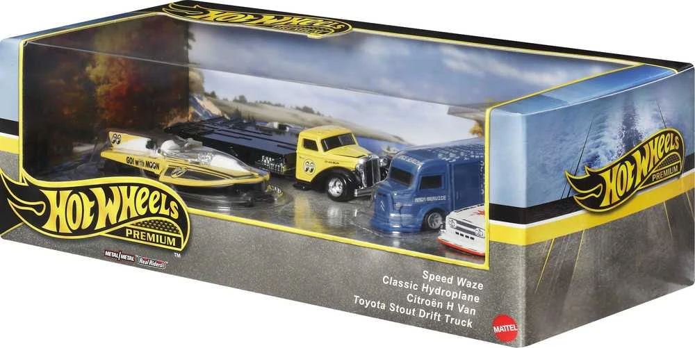 Mattel Žaislinis automobilis Hot Wheels Premium Real Riders rinkinys HRT51
