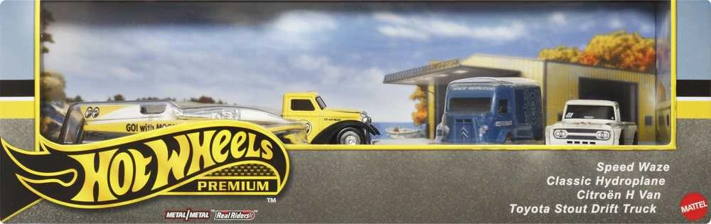 Mattel Žaislinis automobilis Hot Wheels Premium Real Riders rinkinys HRT51