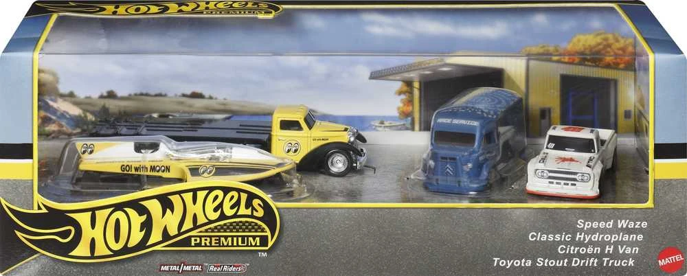 Mattel Žaislinis automobilis Hot Wheels Premium Real Riders rinkinys HRT51