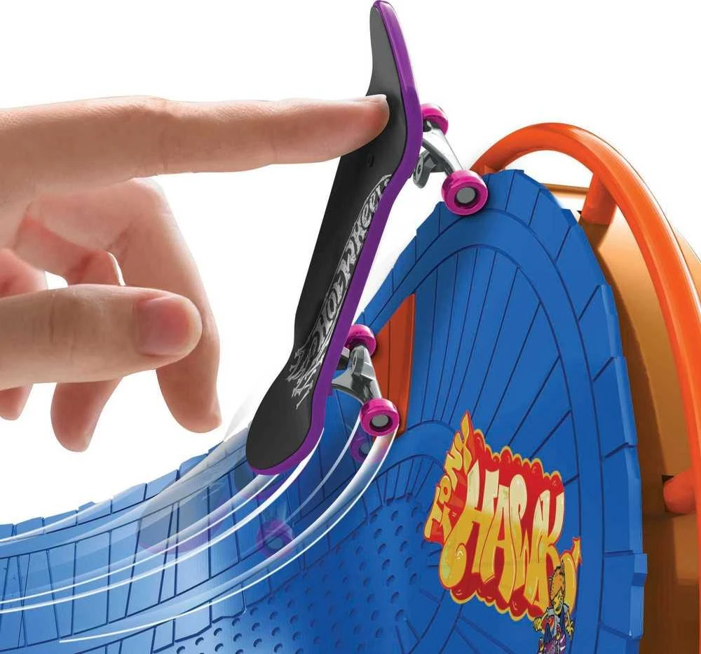 Žaislų rinkinys - Mattel Hot Wheels Riedlenčių pramogų parko nuolydžiai ir trasos