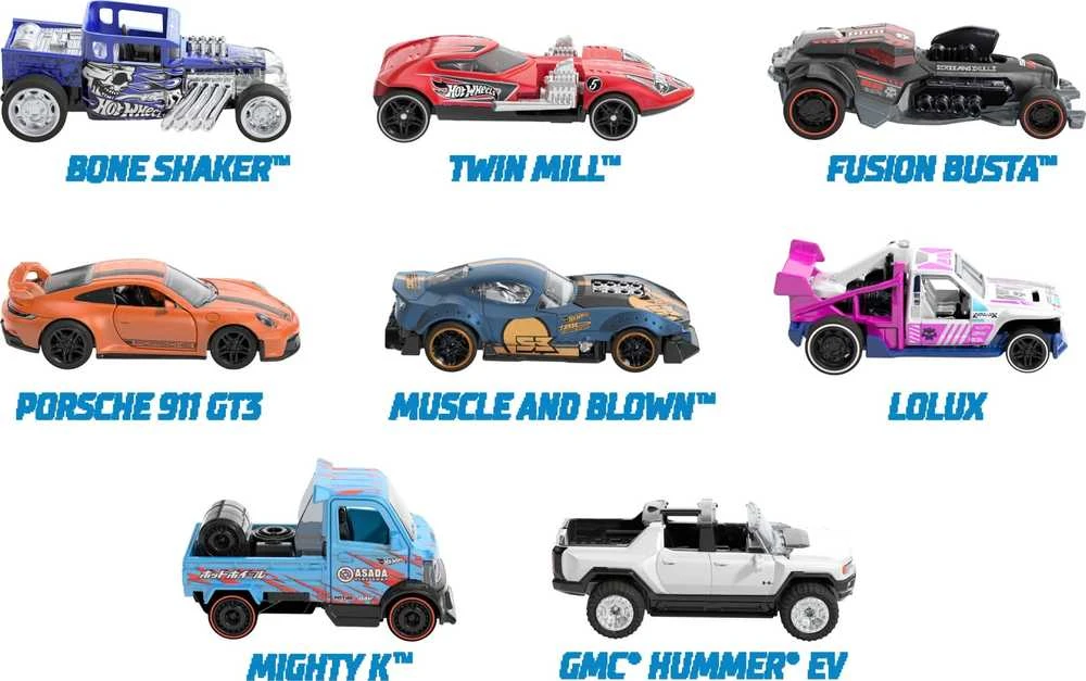 Mattel HOT WHEELS automodeliukas – Pull-Back Speeders (HPR70)