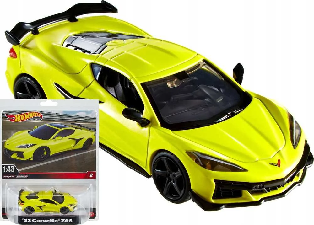 Mattel Žaislinis automobilis Hot Wheels Premium Corvette Z06 1:43