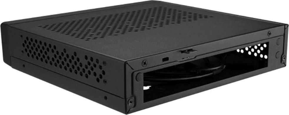 Akasa Cypher SPX Thin Mini-ITX kompiuterio korpusas, OEM - juodos spalvos