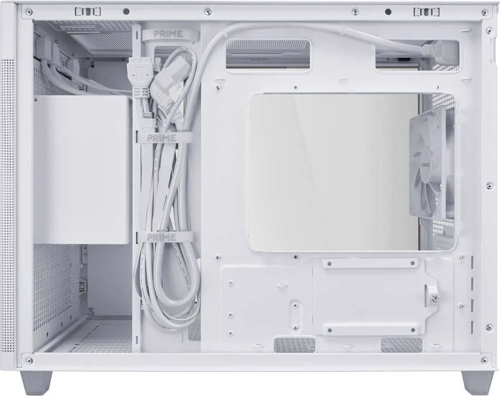 ASUS AP201 PRIME mATX CASE MESH TG Baltas