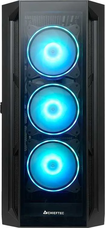 CHIEFTEC APEX A-RGB žaidimų važiuoklė E-ATX Juodas