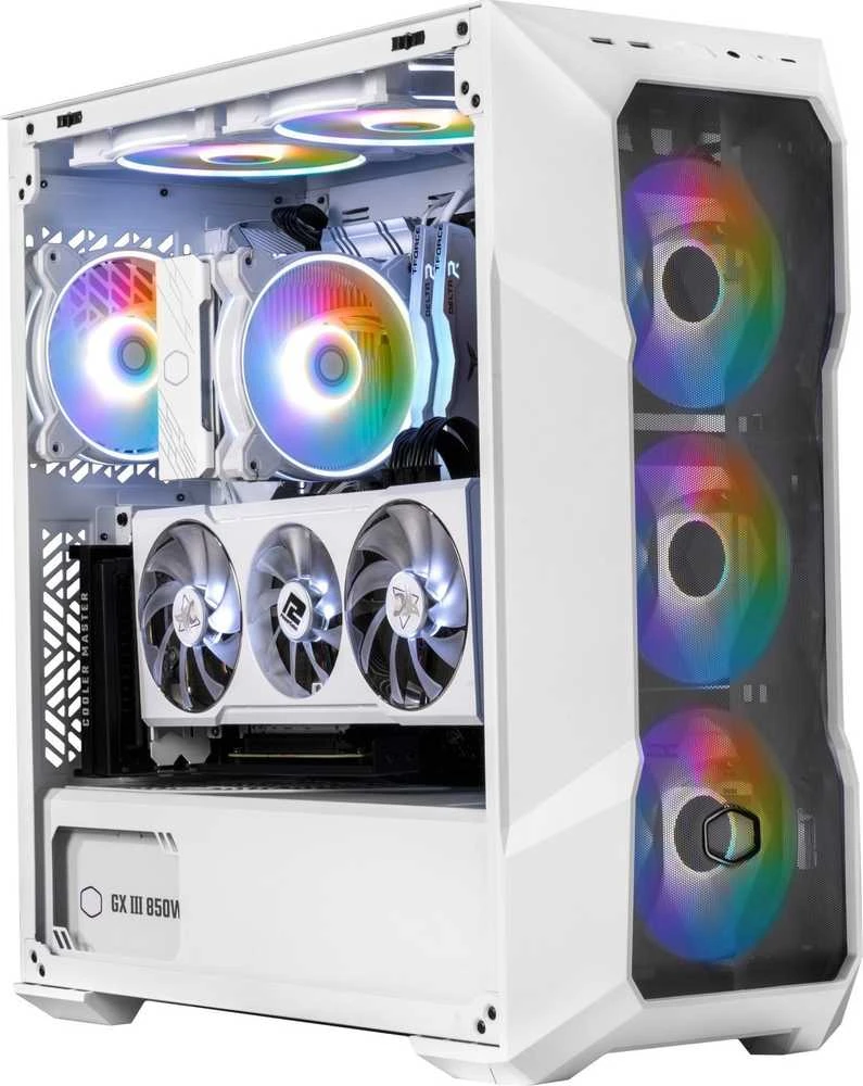 COOLER MASTER PC dėklas MasterBox TD500 V2 Mesh ARGB baltas