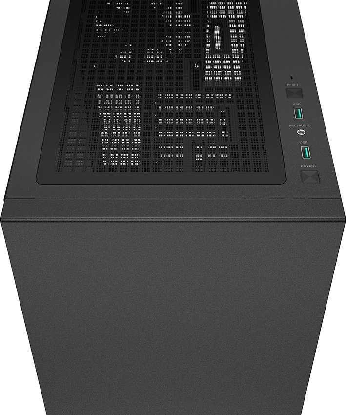 „Deepcool“ | VIDUTINIO BOKŠTO KORPUSAS | CH510 | Šoninis langas | Juodas | Vidutinio bokšto tipo | ATX PS2