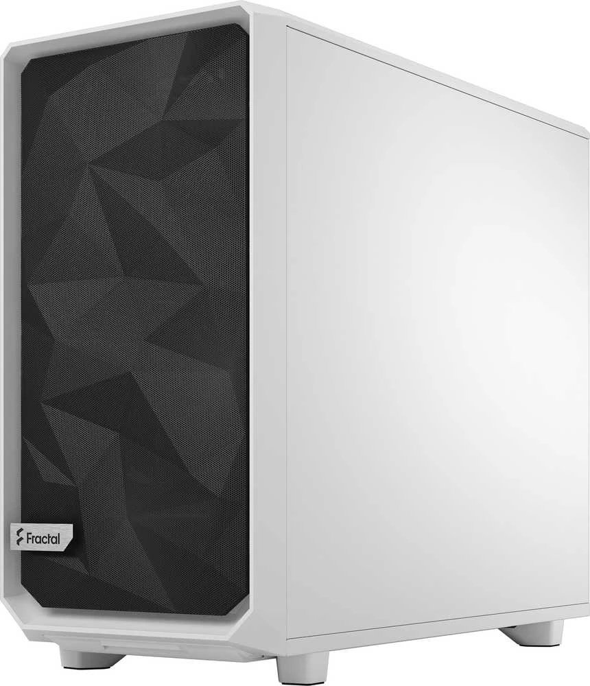 Fractal Design Fraktalų dizainas | Meshify 2 Lite TG Clear | Šoninis langas | Baltas | E-ATX | Įtrauktas maitinimo šaltinis Nr. | ATX