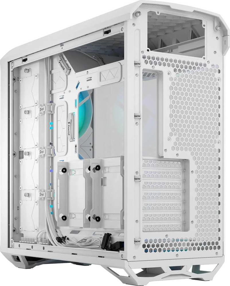 „Fractal Design“ | „Torrent“ | RGB Baltas TG skaidraus atspalvio | ATX
