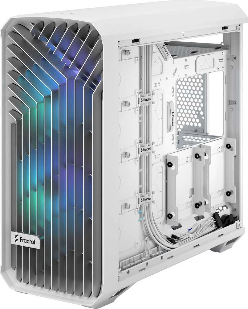 „Fractal Design“ | „Torrent“ | RGB Baltas TG skaidraus atspalvio | ATX