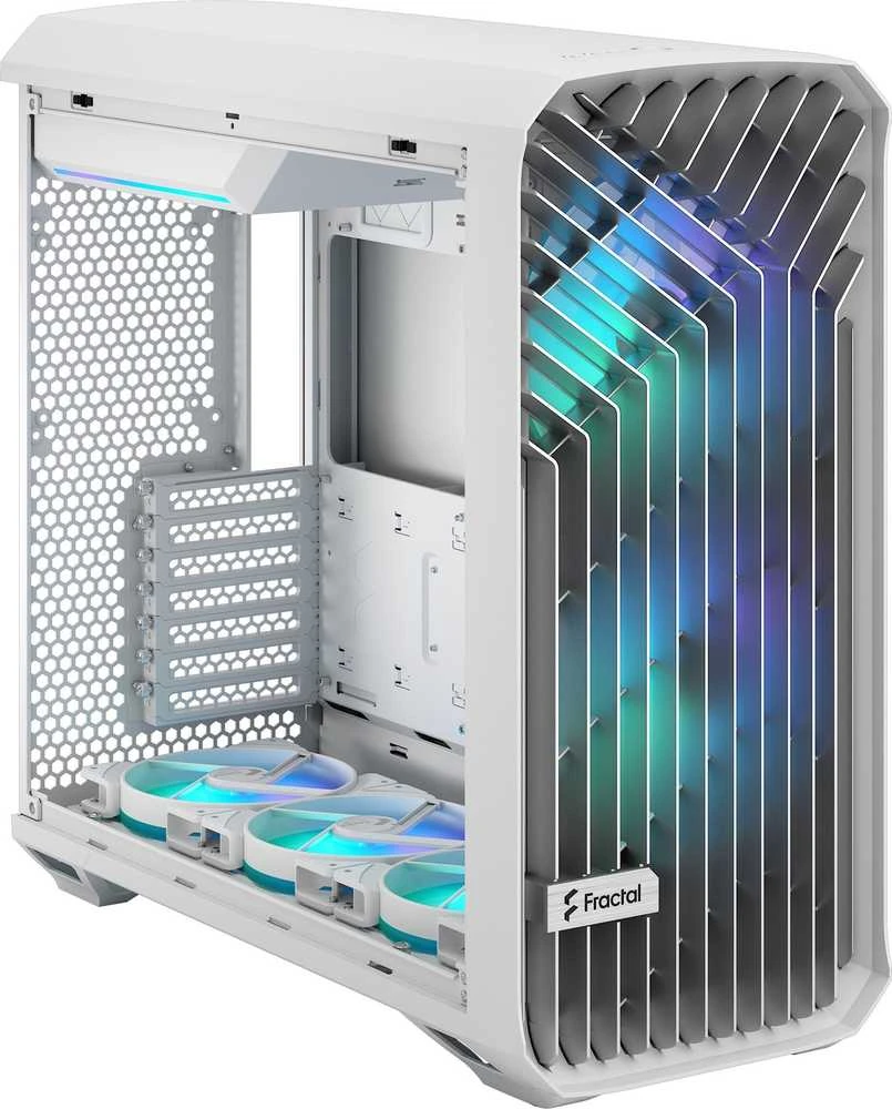 „Fractal Design“ | „Torrent“ | RGB Baltas TG skaidraus atspalvio | ATX
