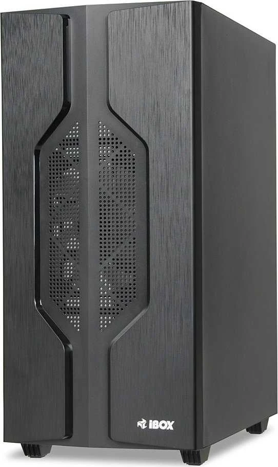 Kompiuterio Korpusas - iBox CETUS 908 Midi Tower ATX, 7 Diskai, Antipirštinis Filtras Juodas