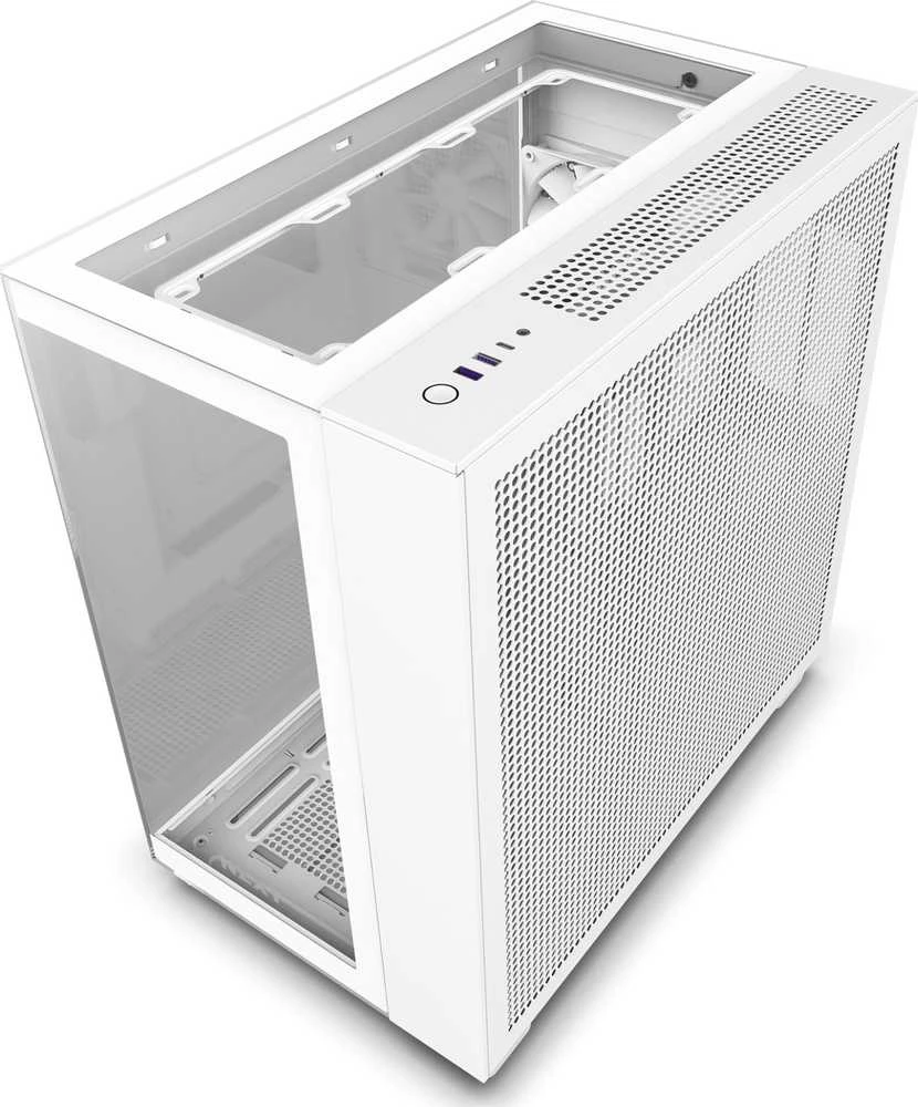 NZXT PC dėklas H9 Elite Midi bokštinis langas baltas